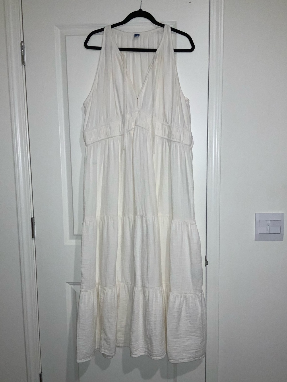 Old Navy White Maxi Dress